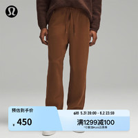 lululemon 丨Steady State 男士拉绒长裤 透气 LM5ARSS 烤棕色 M