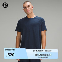 lululemon 丨Metal Vent Tech 男士運動短袖 T 恤 透氣 LM3DOWS 運動上衣 礦藍/海軍藍 M