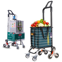 xiari 夏日 买菜车小拉车神器购物车手拉车爬楼折叠轻便家用手推拉杆老人拖车