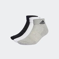 adidas 阿迪达斯 三双装舒适运动健身短筒袜子男女adidas阿迪达斯官方IA3948