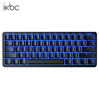 ikbc 机械键盘游戏背光樱桃cherry轴电脑外设笔记本数字电竞办公有线键盘 R300mini 蓝光 有线 茶轴