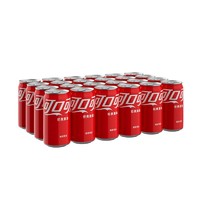 Coca-Cola 可口可乐 汽水 碳酸饮料 200ml*24罐  迷你摩登罐 新老包装随机发货