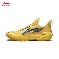 LI-NING 李寧 輕速2 籃球鞋 透氣輕便回彈止滑耐磨運動鞋子ABPU023 芽糖黃/深帆藍-3 40