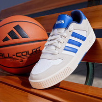 adidas 阿迪达斯 热卖「小锯齿」D-PAD CLASSIC休闲篮球运动板鞋男女阿迪达斯 汉玉白/皇家蓝/乳白色 42