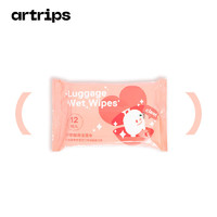 artrips行李箱清洁湿巾旅游便携式随身装一次性湿巾擦拭表面污渍随身携带