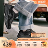 SKECHERS 斯凯奇 漫月鞋春夏款男复古增高厚底老爹鞋运动鞋183185-BBK