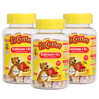 L'il Critters 儿童钙+维生素D3小熊糖 60粒