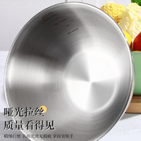 88VIP：Edo304不锈钢盆沙拉盆17cm烘焙打蛋盆和面揉面盆凉拌料理洗菜盆