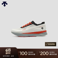 DESCENTE 迪桑特 跑步系列男女同款ENERZITE运动跑鞋DFLUID流体鞋 LG-浅灰色(女) 39