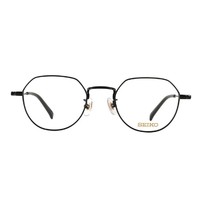 SEIKO 精工 男女款流行多边钛材全框眼镜架可配度数