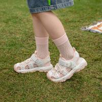 BeLLE 百丽 24年夏季新品女童沙滩鞋透气镂空运动凉鞋