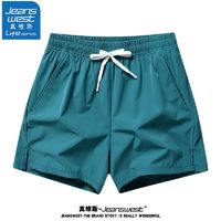 JEANSWEST 真维斯 短裤男士夏季冰丝薄款外穿速干宽松篮球裤子三分休闲运动裤