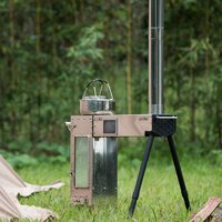 撼途 2023新款户外柴火炉炉野餐炉子帐篷实用收纳取暖新型露营折叠野营