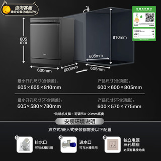 16套嵌入式洗碗机 GX1000Pro