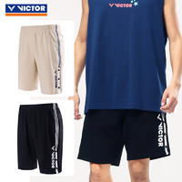 VICTOR 威克多 2024威克多胜利男女款团队定制羽毛球比赛服速干透气短裤T恤40203