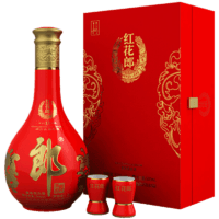 LANGJIU 郎酒 红花郎十五礼盒 53度 500ml*1瓶礼盒 （送红顺280ml）