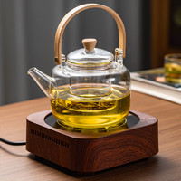 TEAHUE 忆壶茶 电陶炉茶具套装玻璃煮茶器耐高温煮茶壶家用大容量普洱茶具套装