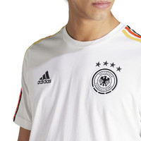 adidas 阿迪达斯 德国队足球文化休闲短袖运动球衣T恤IU2082 白 A/3XL