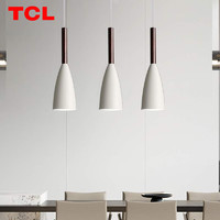 TCL 照明 吊灯LED餐厅灯现代简约创意时尚浪漫餐厅吧台吊灯 3头赠光源