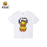 B.Duck 小黄鸭成人男女夏季炸街短袖T恤