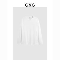 GXG 男装 商场同款后背印花长袖T恤 2023年秋季新品GEX13412483
