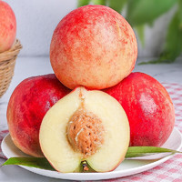 果优港山西新鲜桃子水果当季毛桃时令水果 实惠装5斤（净重4.5斤）
