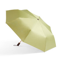 TAYOHYA 多样屋 雨伞太阳伞遮阳伞晴雨两用男女折叠加厚遮阳伞 三折手动伞/绿