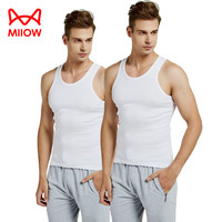 Miiow 猫人 纯棉抑菌背心