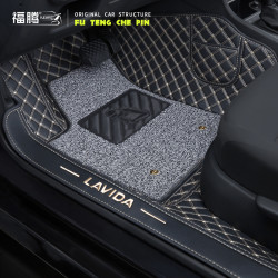 福腾适用大众朗逸脚垫2022款汽车全包围专用新款主驾驶垫丝圈plus装饰