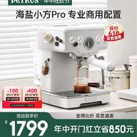 PETRUS 柏翠 PE3833pro半自动咖啡机 绿色