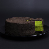 竹寿屋黑松露抹茶双层芝士蛋糕蛋糕甜品低甜抹茶浓郁