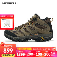 迈乐（Merrell） 户外经典徒步鞋男女款MOAB3 GTX中帮透气防水耐磨防滑登山鞋 J035795棕黑（男款） 40 （）J035795棕黑（男款）
