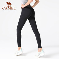 88VIP：CAMEL 骆驼 瑜伽裤女高腰提臀专业跑步运动裤夏季外穿打底无缝一体健身裤