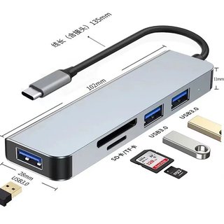 日灏Type-C扩展坞雷电拓展USB3.0转接HDMI适用苹果华为笔记本电脑
