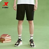 XTEP 特步 短裤男2024夏季新款针织运动裤休闲五分裤小logo简约百搭裤子