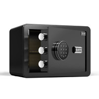 DingFa 鼎发 保险箱家用小型45cm可入柜可上墙密码指Y-20cm尊贵黑密码款 拍2件