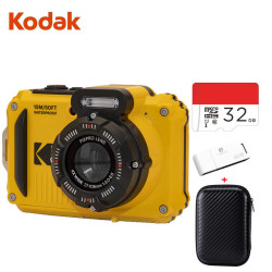 kodak柯达wpz2三防相机防水防震防尘1635万高清工业级黄色套装送32g卡