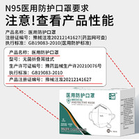 XIANGHE 祥禾 n95医用防护口罩一次性医疗级别正品医生用成人独立装灭菌型