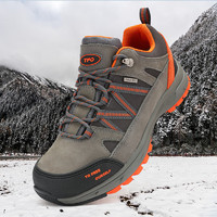 TFO 徒步鞋 保暖户外鞋防滑耐磨登山鞋8422309 男款深灰色 43