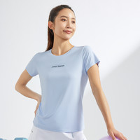 361° 361运动t恤女2024夏季新款防晒速干透气短袖女士瑜伽跑步健身服