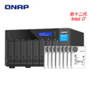 QNAP 威联通 TVS h874 Intel® i7 十二核心处理器八盘位32G内存 NAS云存储服务器私有云（内含硬盘16T*8）