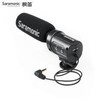 Saramonic 枫笛 SR-M3 定向型电容式麦克风 微单相机专用 节目直播采访话筒