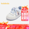 巴拉巴拉 女童板鞋夏季2024透气防滑鞋子 白蓝色调00318 27码