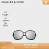 CHARLES & KEITH CHARLES＆KEITH女士墨镜CK3-71280317简约蝶形女士太阳镜（Black黑色）