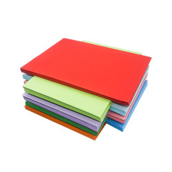 金逸嘉轩a4彩色80g打印复印纸100张红色粉色纸绿色彩纸黄色混色装打印