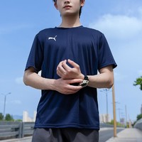 PUMA 彪马 2024年圆领短袖男装上衣休闲舒适时尚跑步训练运动T恤