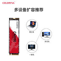 COLORFUL 七彩虹 cn600固态硬盘512G 1T笔记本台式电脑NVMe M2长江存储SSD