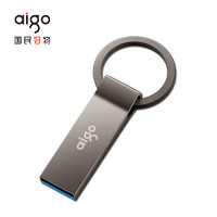 aigo 爱国者 U盘128G大容量高速车载优盘256定制电脑办公官方旗舰店正品