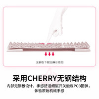 CHERRY 樱桃 MX3.0红茶轴108键有线无光办公游戏两用机械键盘