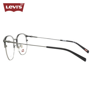 李维斯（Levi's）男款近视眼镜框架LV7119/CN TI7+依视路爱赞全晰膜御1.74 TI7黑色/枪色
